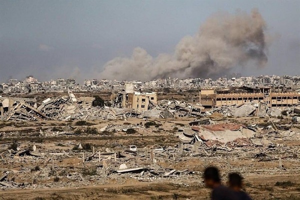 Destruction resulting from Israeli attacks in Gaza