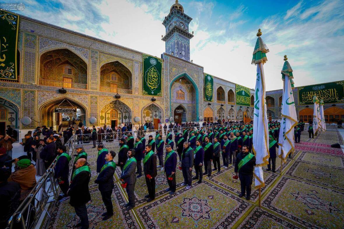 Eid al-Mab'ath celebration at the holy shrine of Imam Ali (AS) in Najaf, Iraq