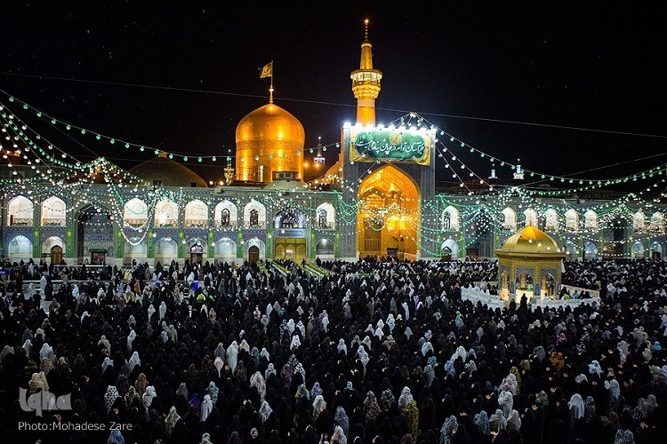 The holy shrine of Imam Reza (AS) in Mashhad, Iran