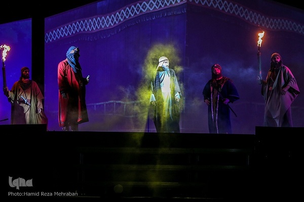 A religious performance accompanied by a concert in Tehran