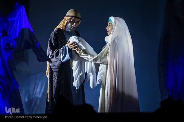 A religious performance accompanied by a concert in Tehran