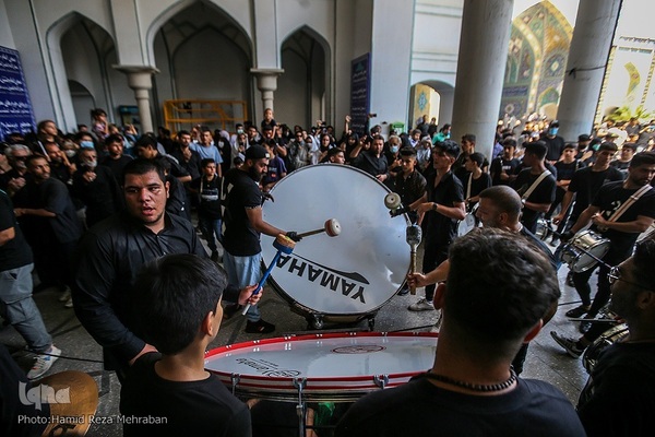 Mourning processions at the mausoleum of Hazrat Abdul Azim Hassani (AS) in south Tehran