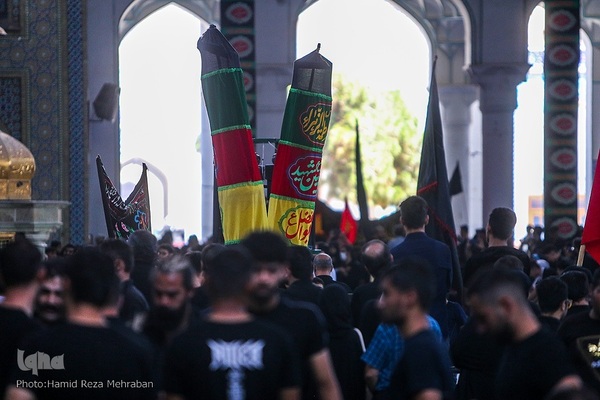 Mourning processions at the mausoleum of Hazrat Abdul Azim Hassani (AS) in south Tehran