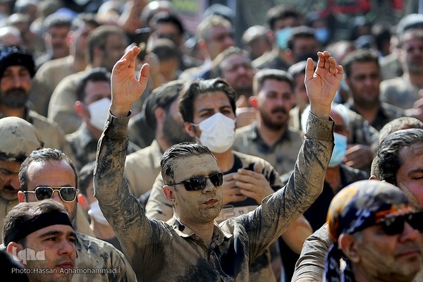 Mourning processions of people of Lorestan origin who live in Tehran