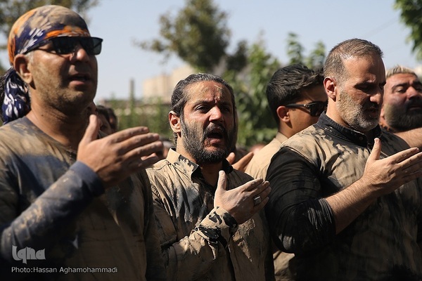 Mourning processions of people of Lorestan origin who live in Tehran