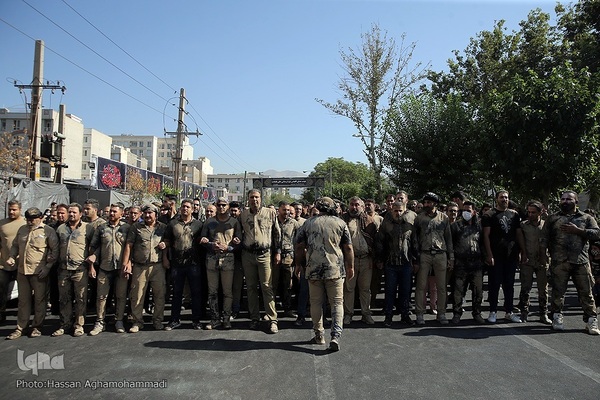 Mourning processions of people of Lorestan origin who live in Tehran