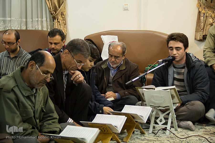 گزارش تصویری/ جلسه قرآن مجمع قاریان قرآن اهل‌بیت(ع) قزوین