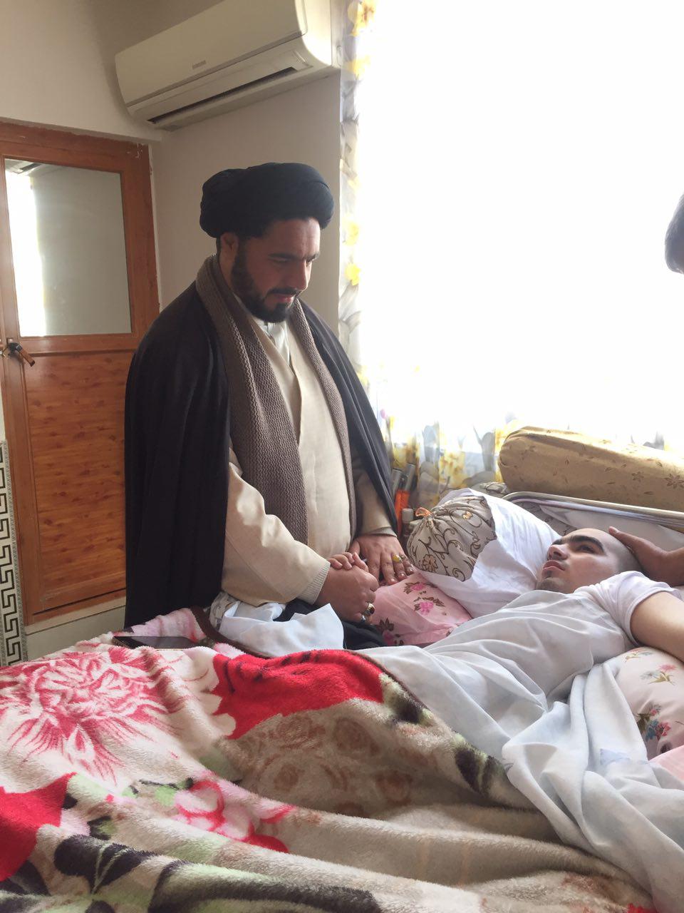 ختم قرآن توسط قاری و همشاگردی‌ها برای بهبودی «حسین هداوند»