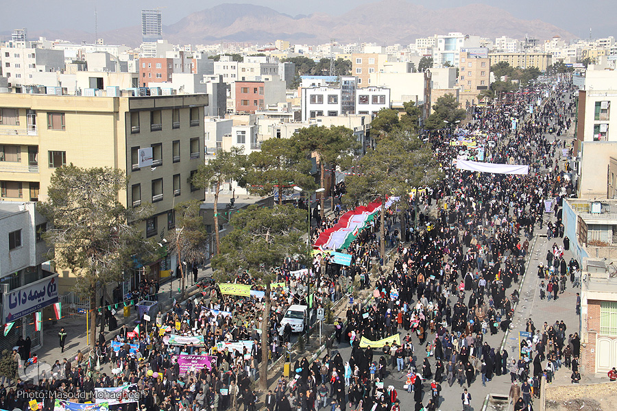 راهپیمایی یوم الله ۲۲ بهمن در سمنان