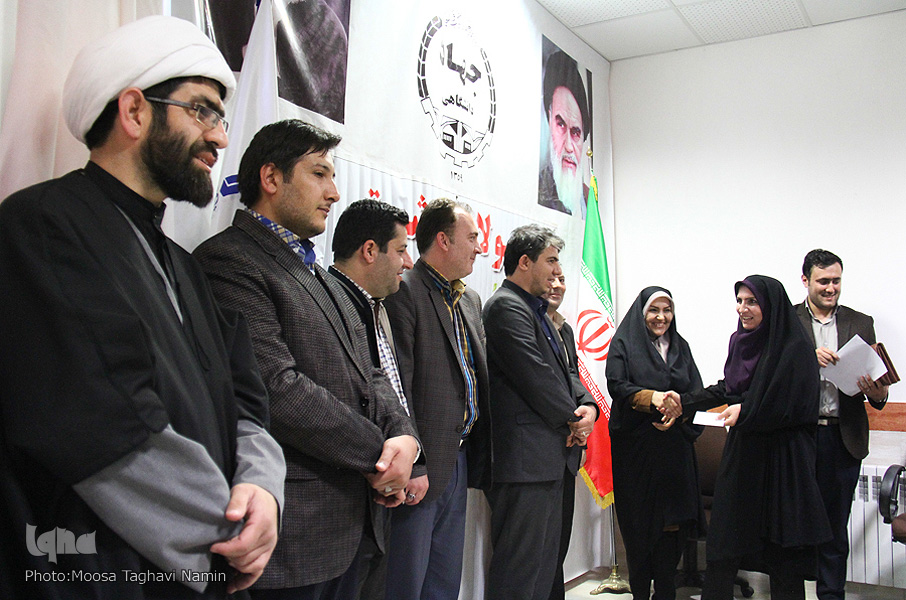 مراسم بزرگداشت مقام پدر در جهاد دانشگاهی اردبیل