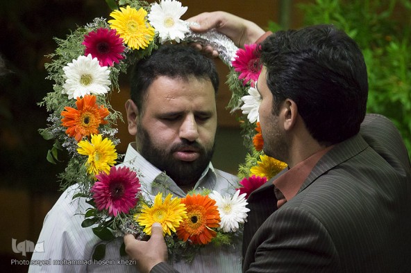 استقبال از «علی‌اکبری» حافظ روشندل قزوینی