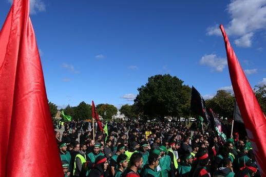 راهپیمایی بزرگ حسینی در شهر «دیربورن» آمریکا + عکس