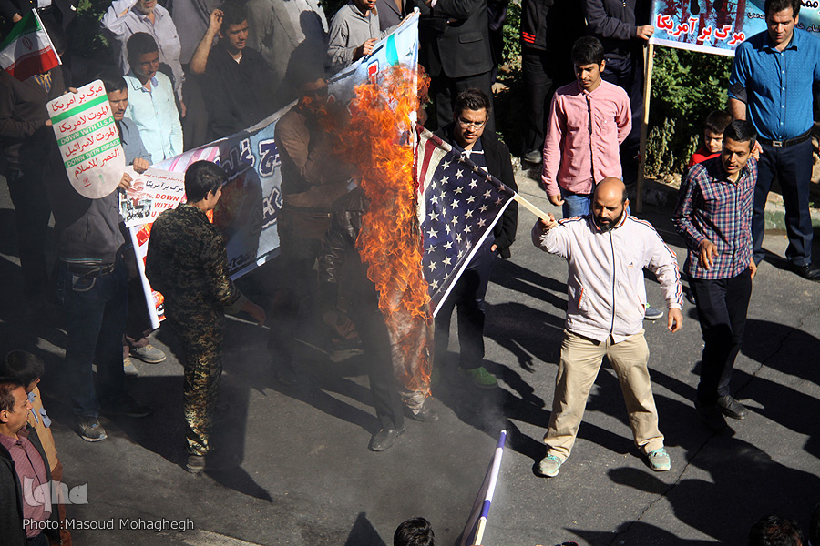 راهپیمایی گسترده روز ۱۳ آبان ـ سمنان