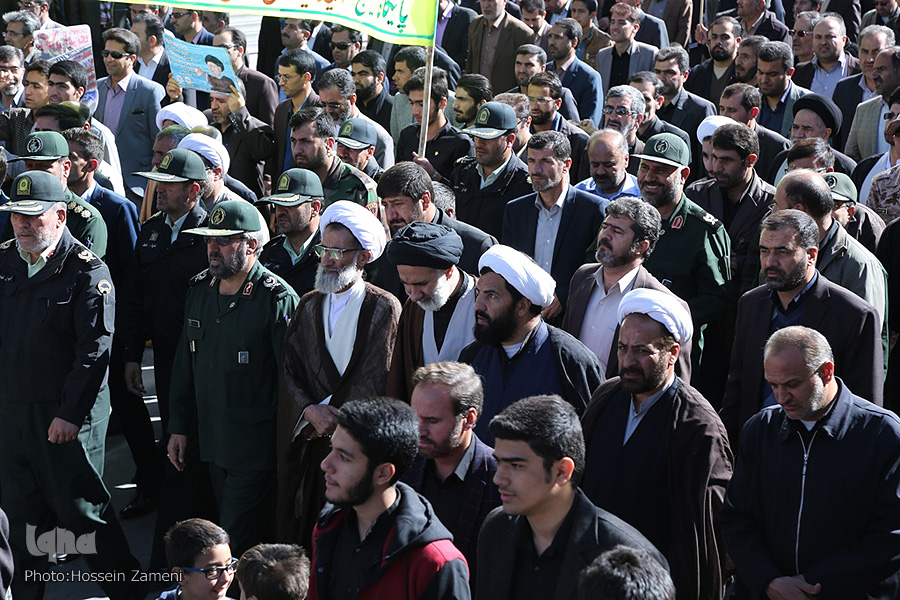 راهپیمایی گسترده روز ۱۳ آبان ـ شهرکرد