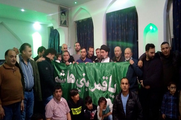 استقبال از پرچم حرم حضرت عباس(ع) در سوئیس+عکس