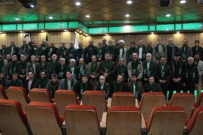 تکریم از خادمین موکب اربعین استان زنجان/ عکس