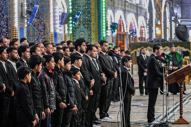 آغاز به کار گروه بین المللی سرودهای اسلامی در کربلا(آماده )