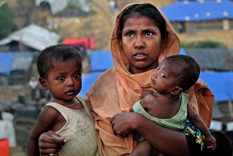 طوفان، جان کودکان روهینگیا را تهدید می&zwnj;کند