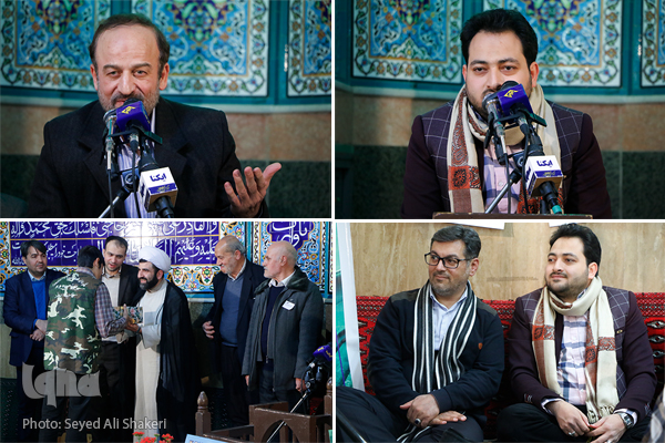 «لیال عشر» با تلاوت پرویزی و نوران در سه راه آذری+صوت و عکس