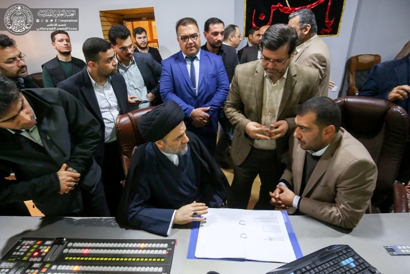 کانال ماهواره ای آستان مقدس علوی افتتاح شد (عمومی)