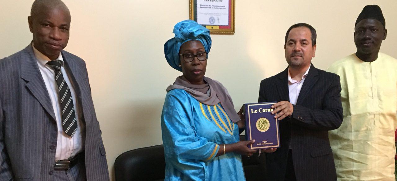 استقبال پروفسور سنگالی از دیپلماسی قرآنی ایران