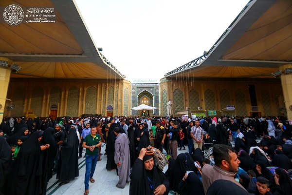 حضور میلیونی زائران در حرم علوی در عید مبعث + عکس