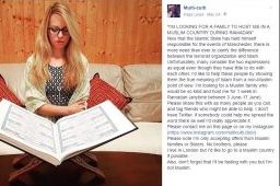 دفاع شهروند انگلیسی از اسلام با روزه‌داری و قرائت قرآن‌