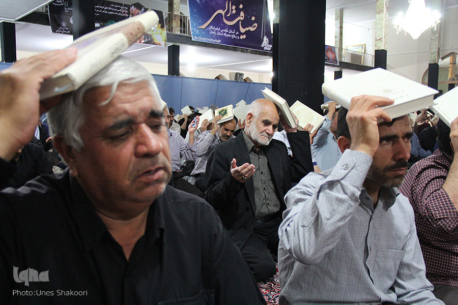 احیای شب نوزدهم در امام زاده سید ابراهیم(ع) ـ زنجان