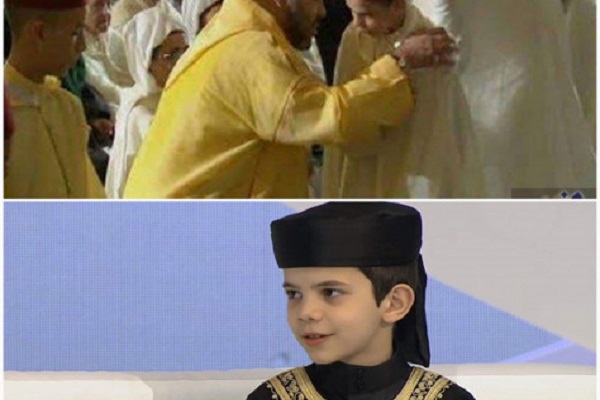 تلاوت تحسین‌پرانگیز کودک مراکشی در حضور پادشاه + فیلم