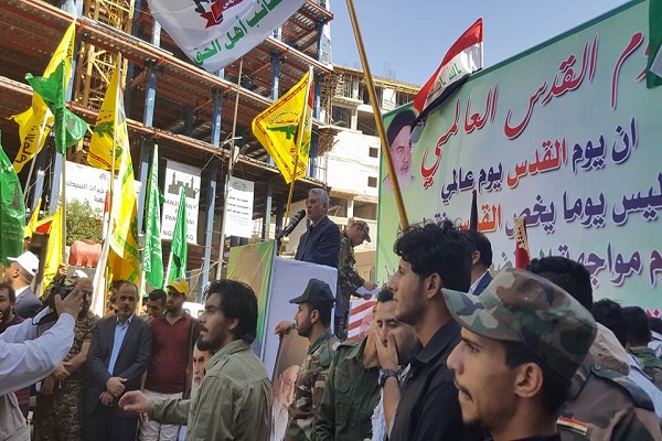 راهپیمایی روز جهانی قدس در کربلا و بحرین