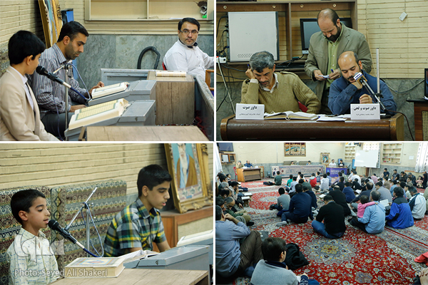 مسابقات قرآنی با حضور پرشور قرآن آموزان دارتحفیظ+عکس