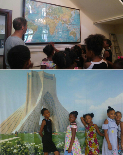 یک روز ایرانی با ایتام آفریقای جنوبی+ عکس