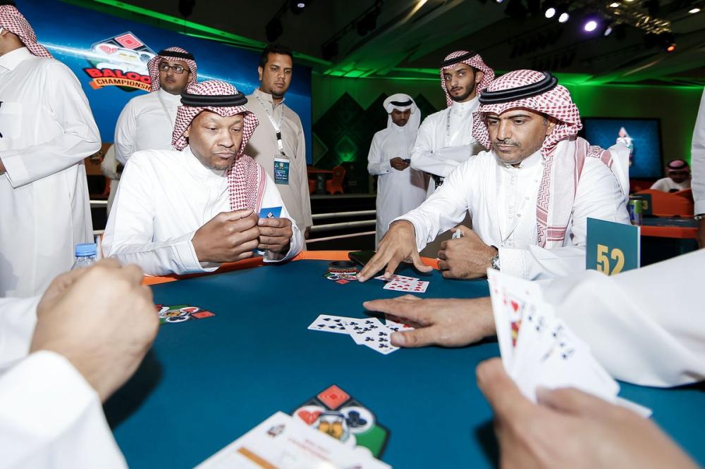 ورق بازی در ریاض با حضور مفتی سعودی+عکس