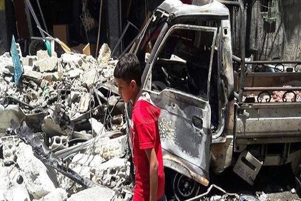 حملات خمپارهای تروریستها به مناطقی در دمشق حملات خمپارهای تروریستها به مناطقی در دمشق