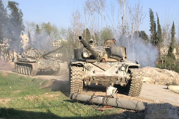 تسلط ارتش سوریه بر منطقه «فارابی» در دوما تسلط ارتش سوریه بر منطقه «فارابی» در دوما