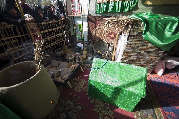 آغاز یازدهمین جشنواره «موسم احزان فاطمی» در بین‌الحرمین + عکس