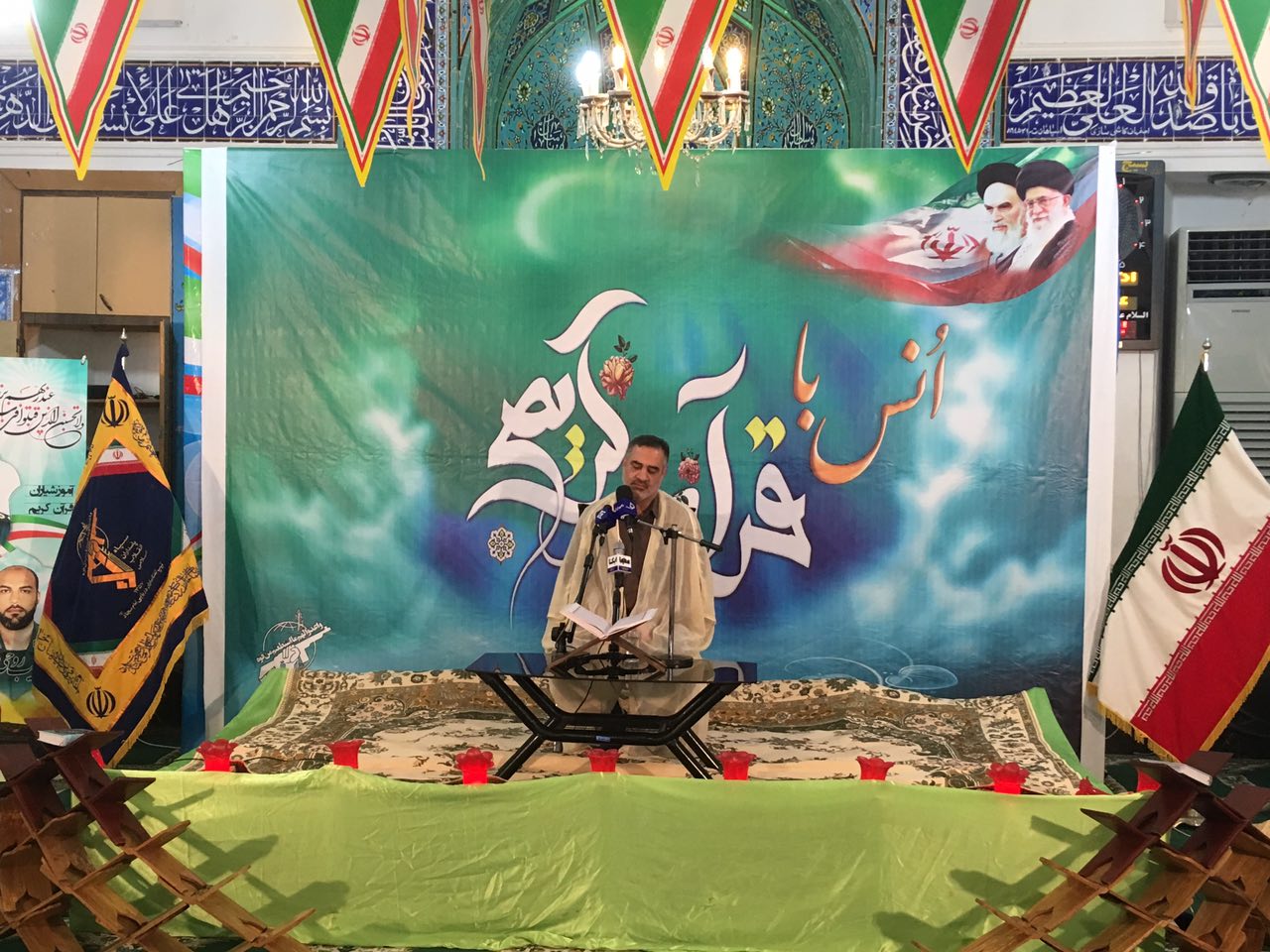 کاروان قرآنی انقلاب به جزیره ابوموسی رسید + تصاویر