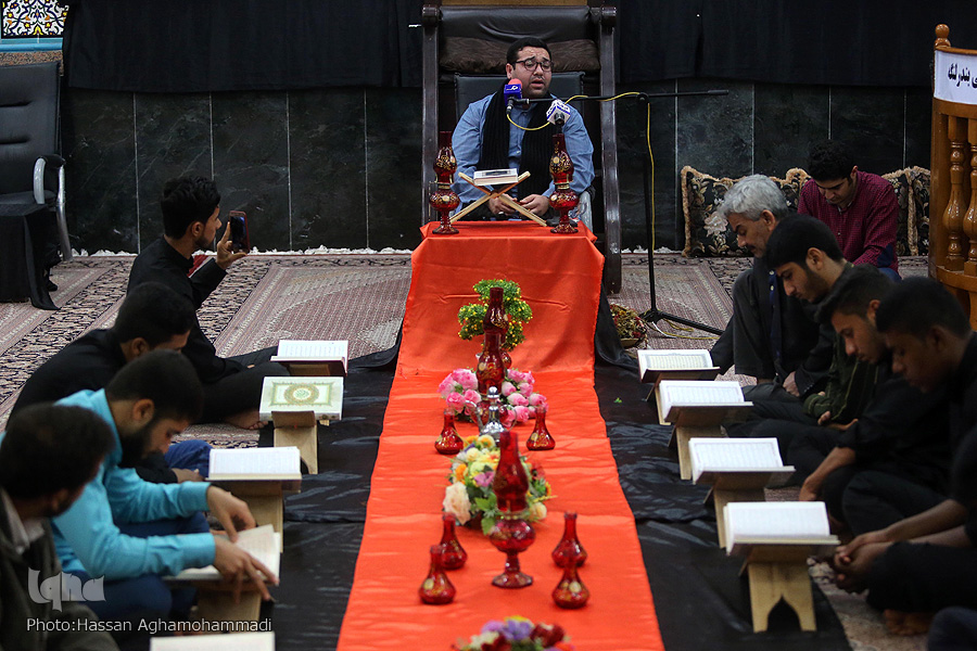 صوت/ تلاوت «شاکرنژاد» و «حسینی» در بندر لنگه