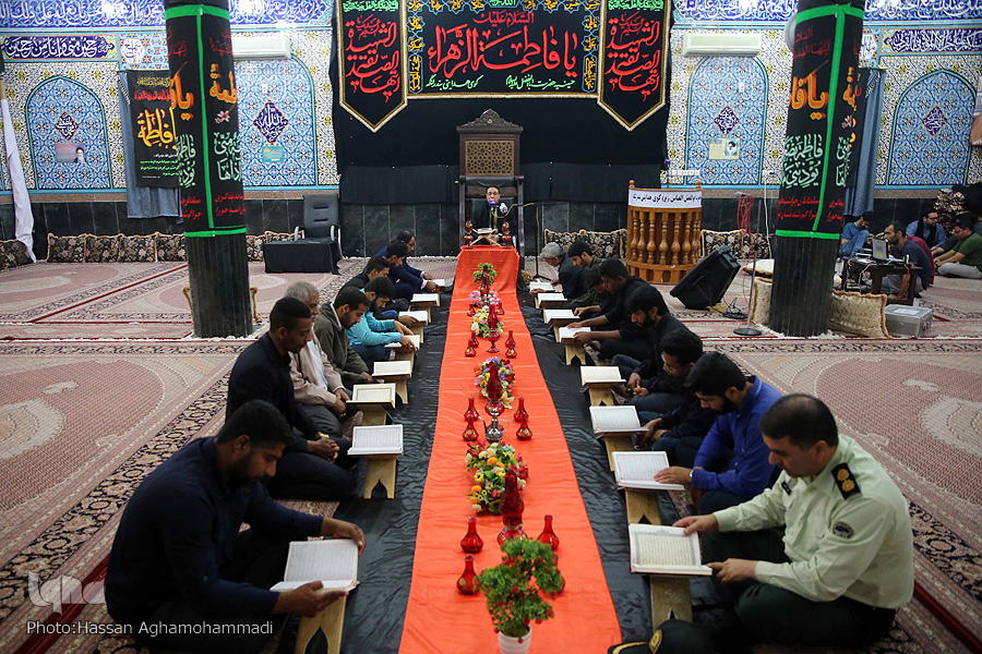 صوت/ تلاوت «شاکرنژاد» و «حسینی» در بندر لنگه