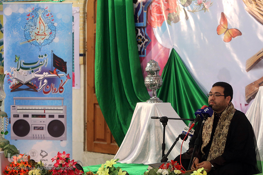 صوت/ تلاوت قراء کاروان انقلاب در قشم