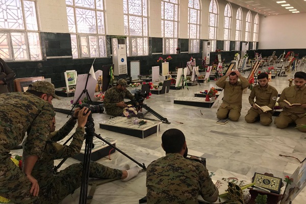 تولید ویدئو کلیپ از قرائت جمعی قاریان بسیج مردمی عراق + عکس