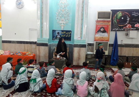 مسابقه شکوفه‌های قرآنی در باقر آباد قرچک برگزار شد