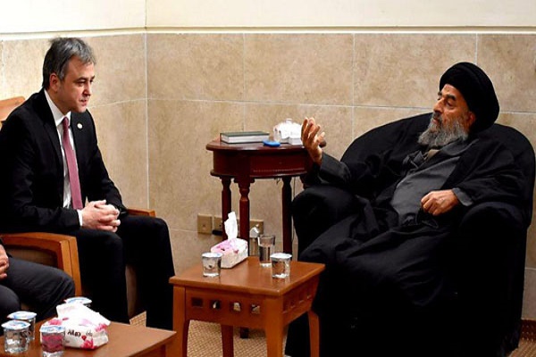 توصیه‌ آیت‌الله مدرسی به سفیر صربستان در عراق