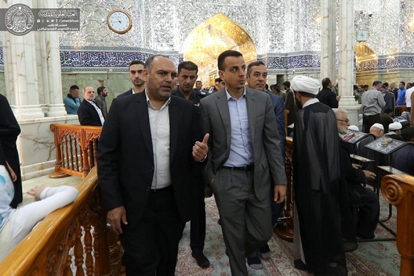 نایب سفیر مصر با حضور در مرقد مطهر امام علی (ع)، میلاد این امام همام را مناسبتی مبارک برای تمام مسلمانان دانست