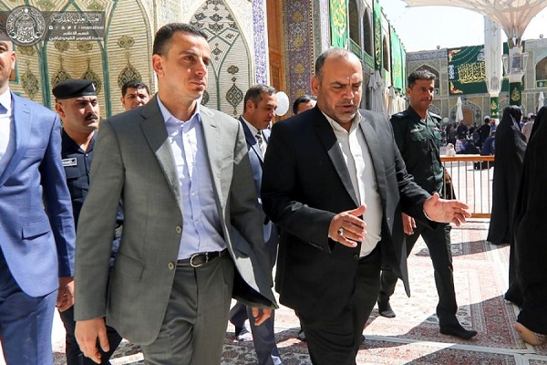 نایب سفیر مصر با حضور در مرقد مطهر امام علی (ع)، میلاد این امام همام را مناسبتی مبارک برای تمام مسلمانان دانست