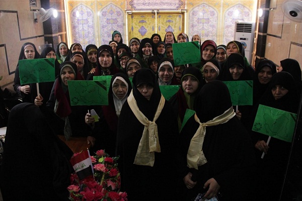 گزارشی از حضور دومین کاروان سراسری انجمن بانوان قرآنی کوثر در عتبات عالیات+عکس