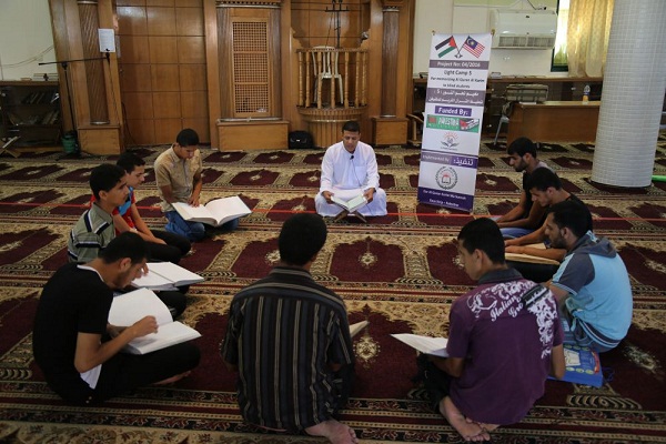 برگزاری حلقههای قرآنی ویژه معلولان در غزه برگزاری حلقههای قرآنی ویژه معلولان در غزه