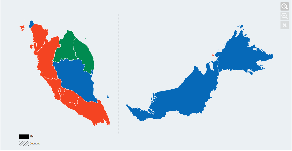 انتخابات مالزی و پیروزی پیر عرصه سیاست