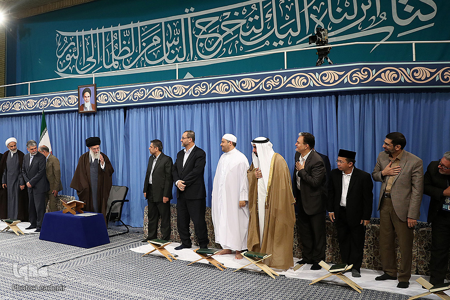 حواشی دیدار متسابقان رقابت&zwnj;های بین&zwnj;المللی قرآن با رهبر معظم انقلاب