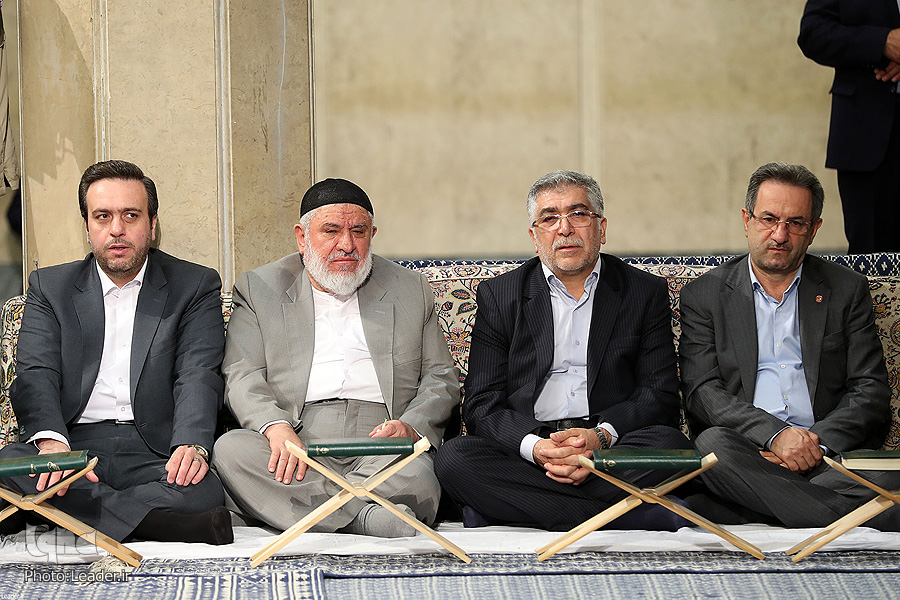 دیدار متسابقان و اعضای هیئت داوران سی و پنجمین دوره مسابقات بین‌المللی قرآن کریم